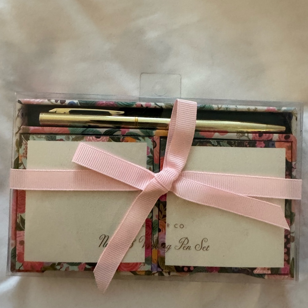 Brand new Rifle Paper Co Notes & Writing Pen Set